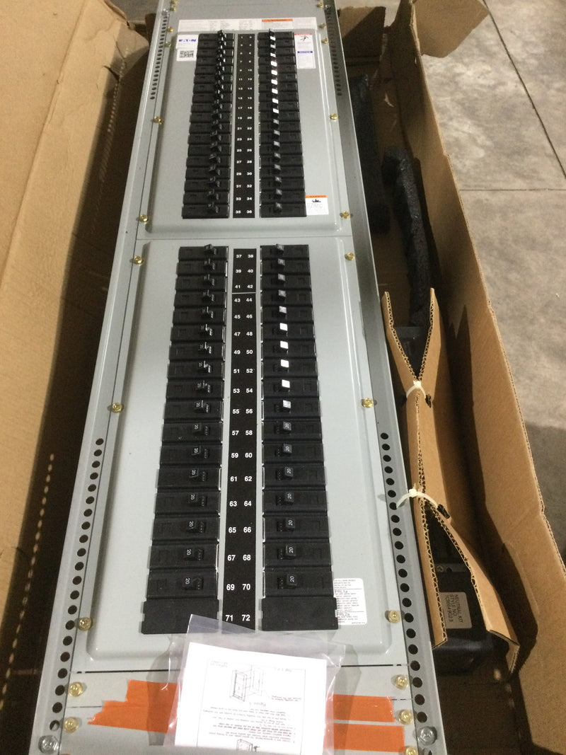 Eaton/Cutler-Hammer PRL1A 72 Space 208Y/120V 3Ph 225A MLO Type 1 Panelboard Interior (NEW)