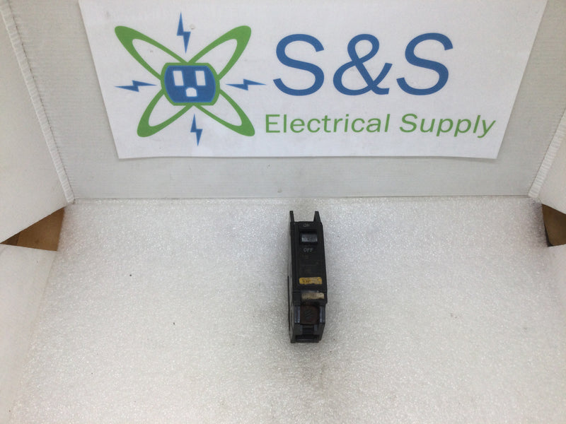 GE TQC1115/THQC1115WL 15 Amp 1 Pole 120/240V Type TQC Circuit Breaker