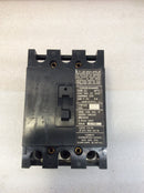 Cutler-Hammer CC3225 3 Pole 225A 240VAC Type CC Main Circuit Breaker