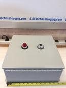 Hoffman A-1212CH 12" x 12" x 6" Hinged Cover Nema3R Junction Box (Used)