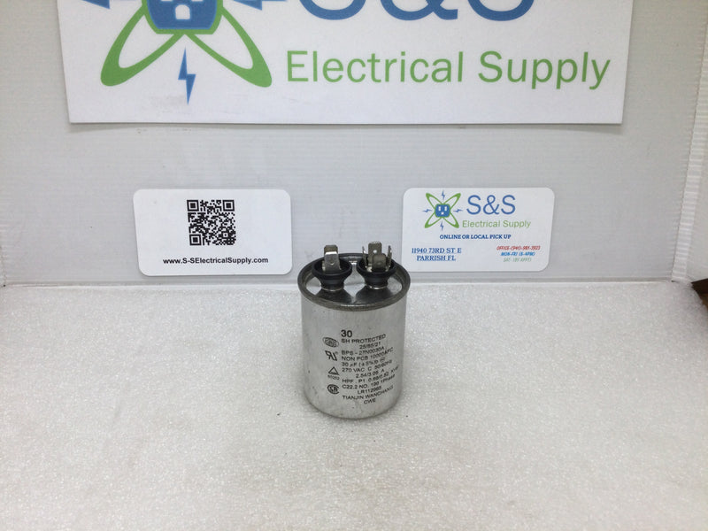 Capacitor Bps-27n0030a 30uf +/-5% 270v 50/60hz Lr112965