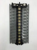 FPE Federal Pacific 12 Space/24 Circuit 120/240 VAC Load Center Guts Only 7" X 14"