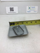 Milbank A7551 2" Blank Hub Cap Gray, Meter Hub, Meter Blank