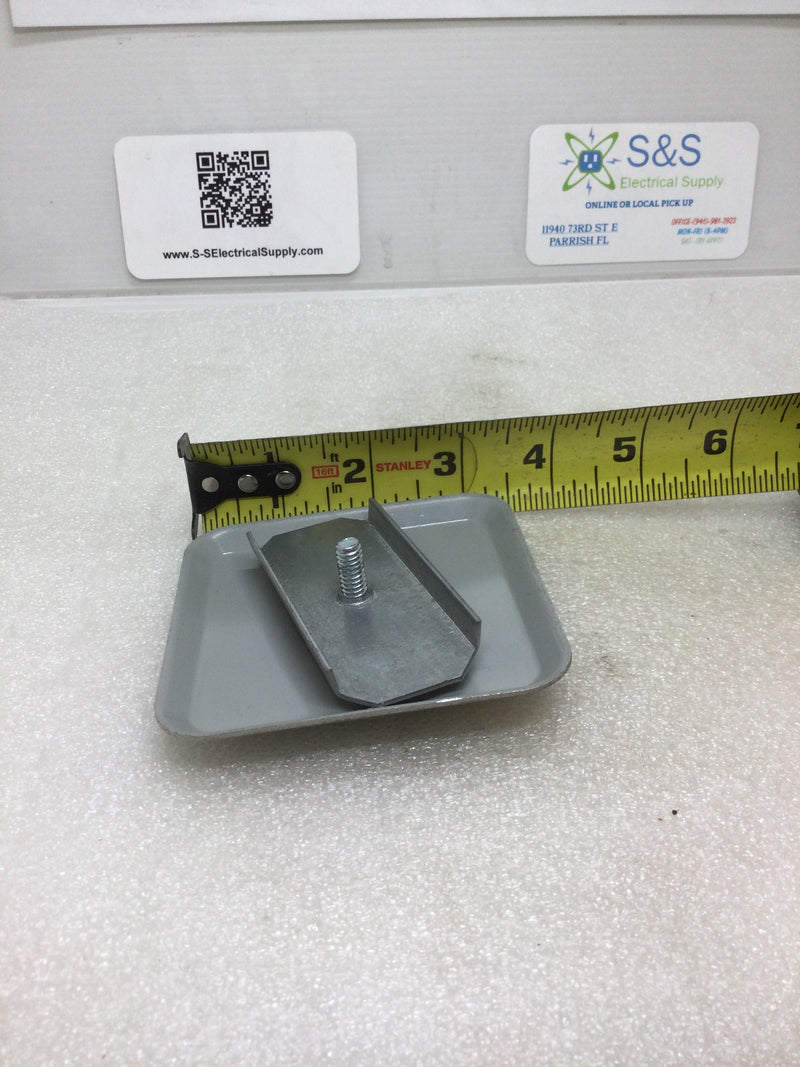 Milbank A7551 2" Blank Hub Cap Gray, Meter Hub, Meter Blank