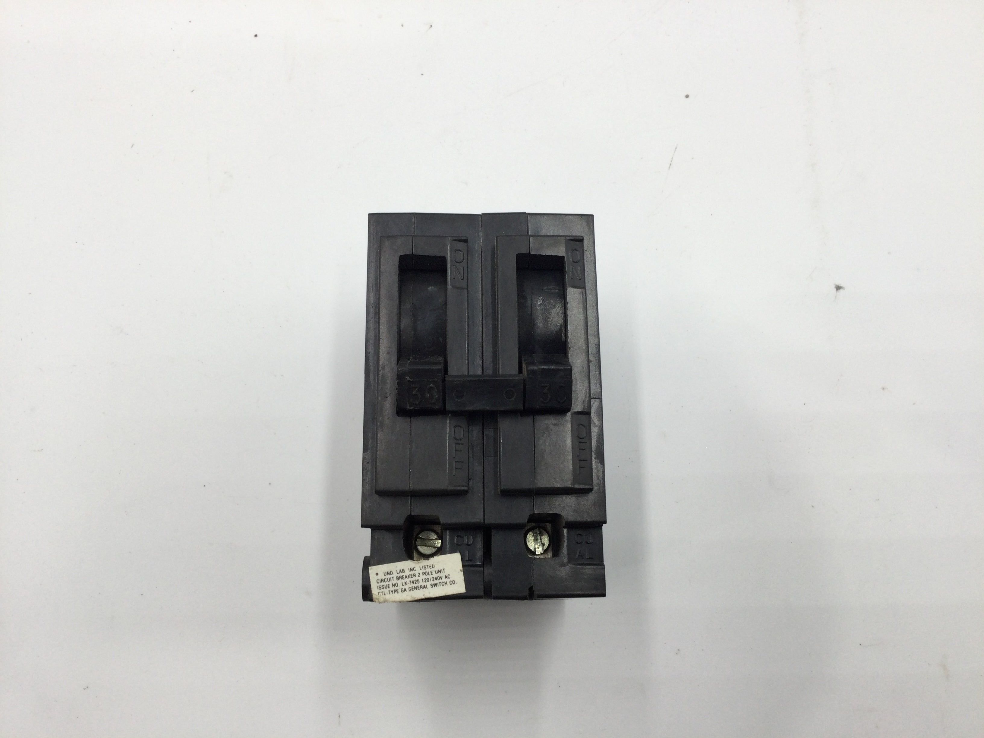General Switch GA230 30 Amp 2 Pole 120/240V Circuit Breaker - Cosmetic