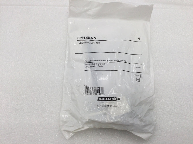 Square D Q1150AN 125-150 Amp Circuit Breaker Neutral Lug Terminal Kit