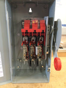 Eaton Dh362frk Fusible Disconnect Switch 3 Pole Fusible 60a 600v.