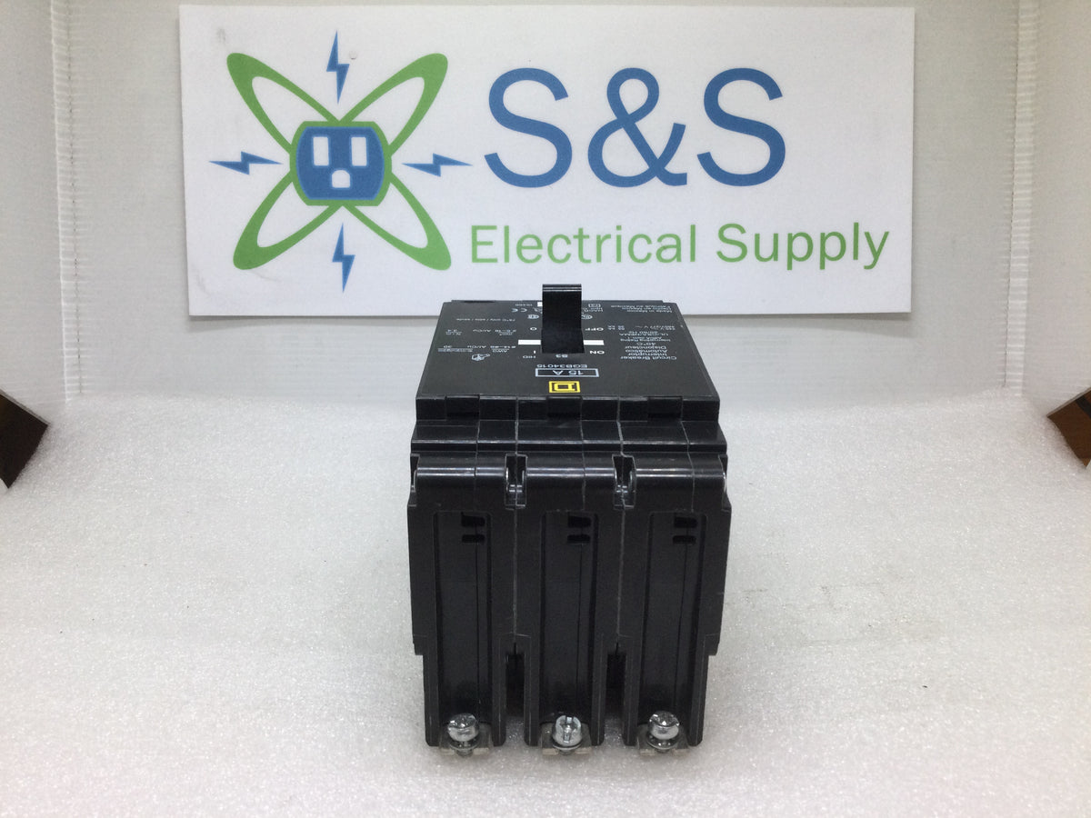 34.比叡 Square D EGB34015 15 Amp 3 Pole 277/480vac 50/60hz Circuit