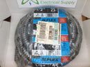 Southwire Armored Steel Flexible 1/2" Conduit. 25ft.  Alflex Rws Metallic.