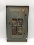 GE General Electric TX1612S/F 125 Amp 120/240v 3 Wire 26 Space Load Center Cover 18" x 10.5"