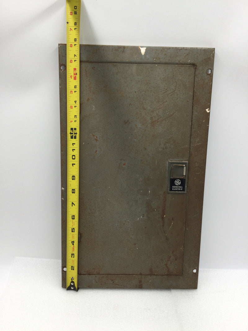 GE General Electric TX1612S/F 125 Amp 120/240v 3 Wire 26 Space Load Center Cover 18" x 10.5"