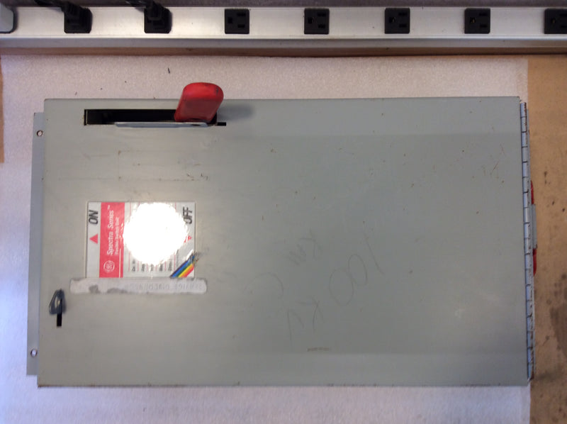 General Electric ADS36260HB Fused Panel Switch 200A 3 Phase 600VAC Fusible Nema 1 Motor Control Switch