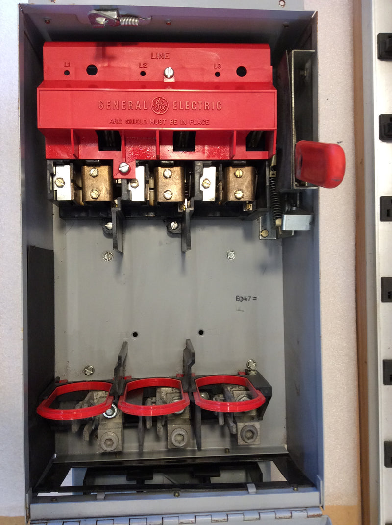 General Electric ADS36260HB Fused Panel Switch 200A 3 Phase 600VAC Fusible Nema 1 Motor Control Switch