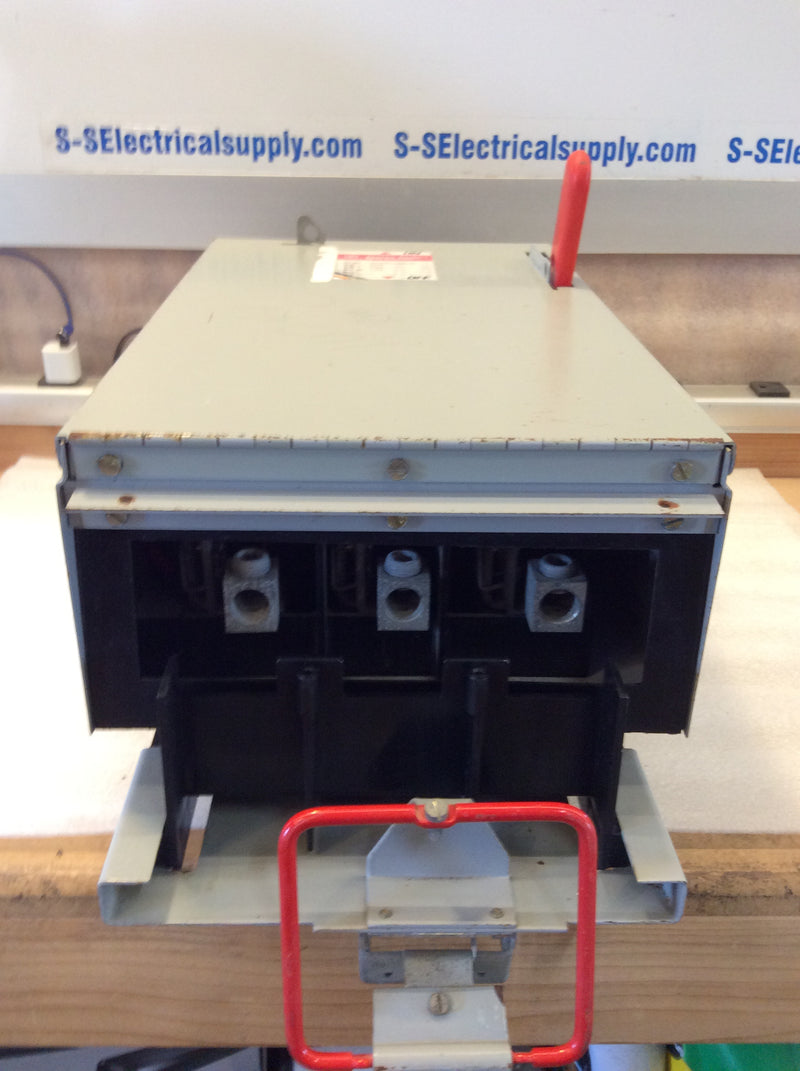 General Electric ADS36260HB Fused Panel Switch 200A 3 Phase 600VAC Fusible Nema 1 Motor Control Switch