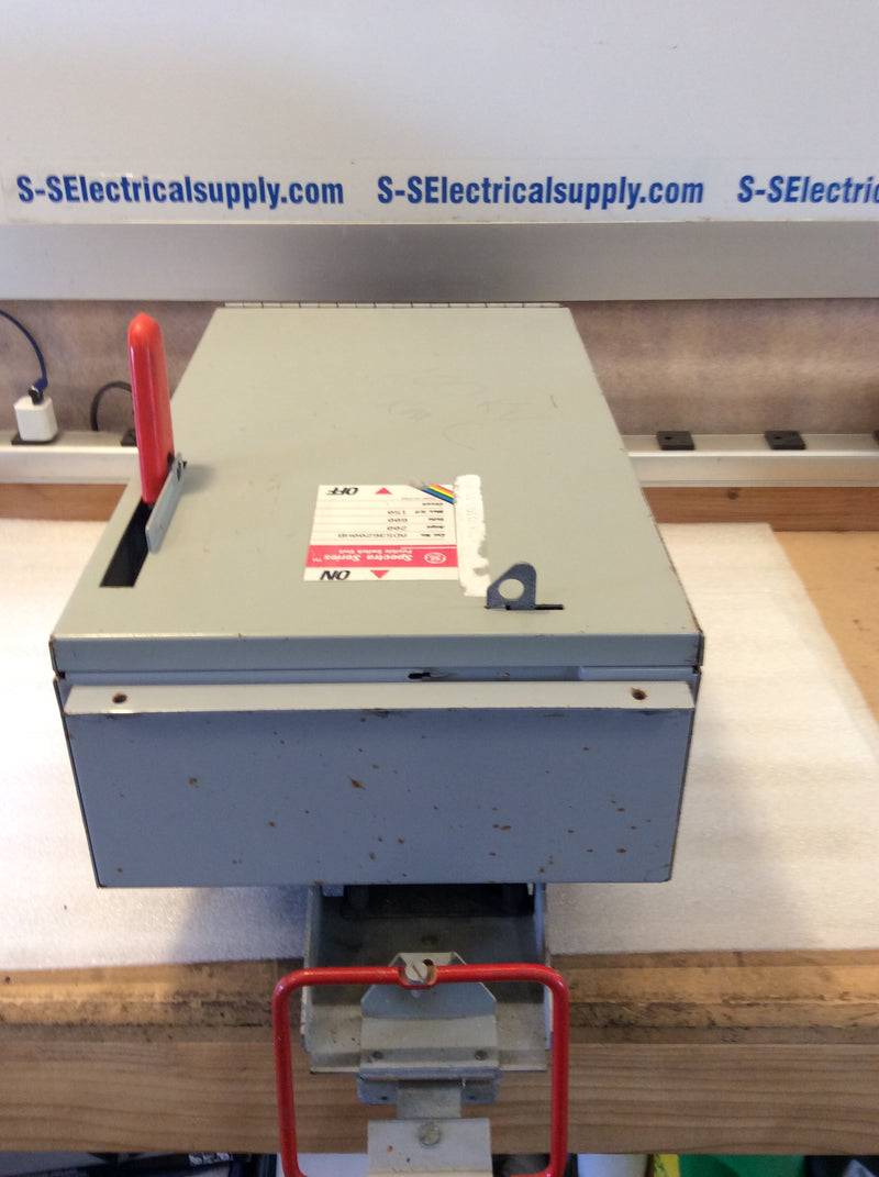 General Electric ADS36260HB Fused Panel Switch 200A 3 Phase 600VAC Fusible Nema 1 Motor Control Switch