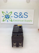 General Electric TEB122060WL 2 Pole 60A 240VAC 10kAIC Type TEB Circuit Breaker (New: Chipped Corner)
