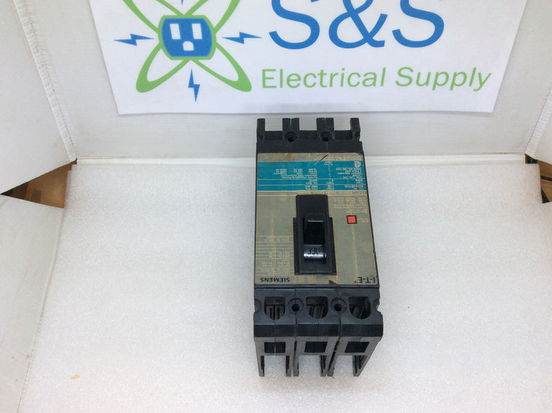Siemens/ITE ED43B110 3 Pole 110A 480VAC Type ED4 Circuit Breaker