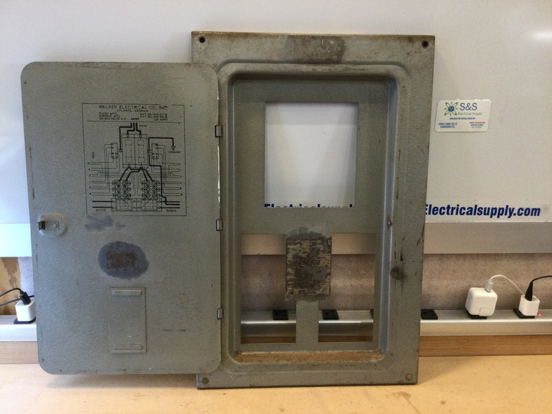 Walker Electric 1405-Df/Ds-12 100a 125/250v 3 Wire Panel Cover