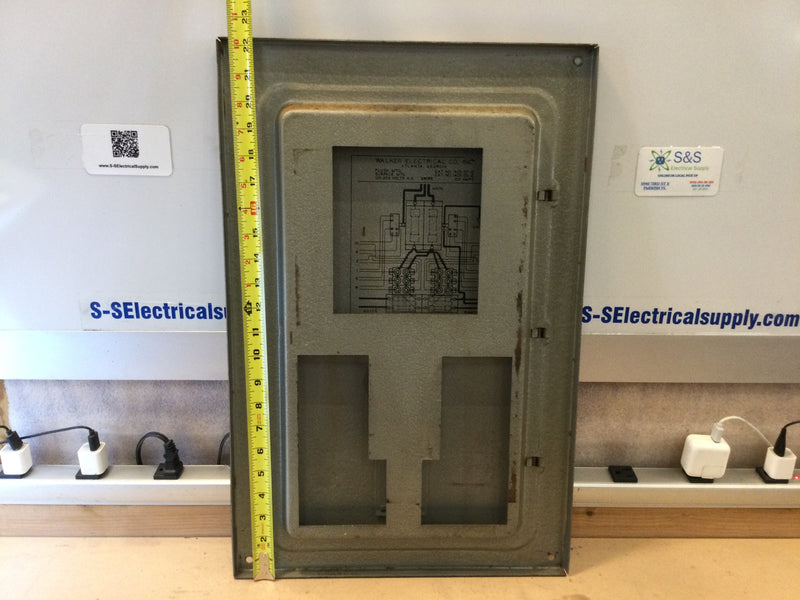 Walker Electric 1405-Df/Ds-12 100a 125/250v 3 Wire Panel Cover