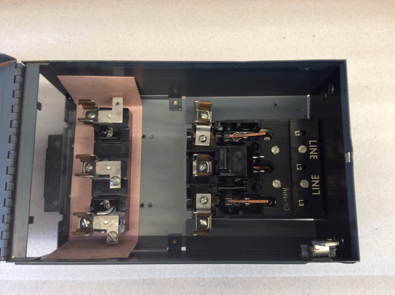 GE General Electric QMR36IL 30A 3 Pole 600VAC Type QMR Fusible Interrupter