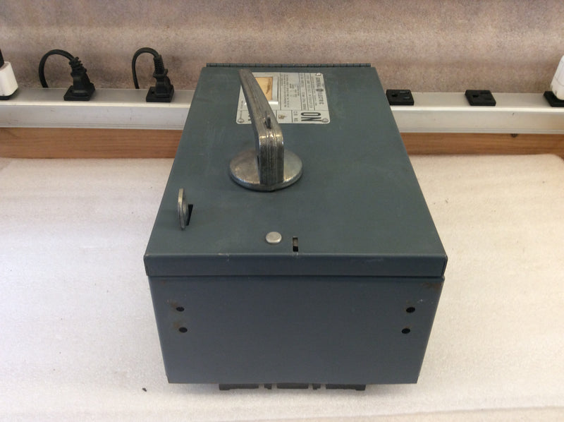 GE General Electric QMR36IL 30A 3 Pole 600VAC Type QMR Fusible Interrupter