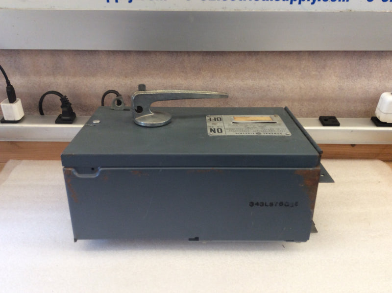 GE General Electric QMR36IL 30A 3 Pole 600VAC Type QMR Fusible Interrupter