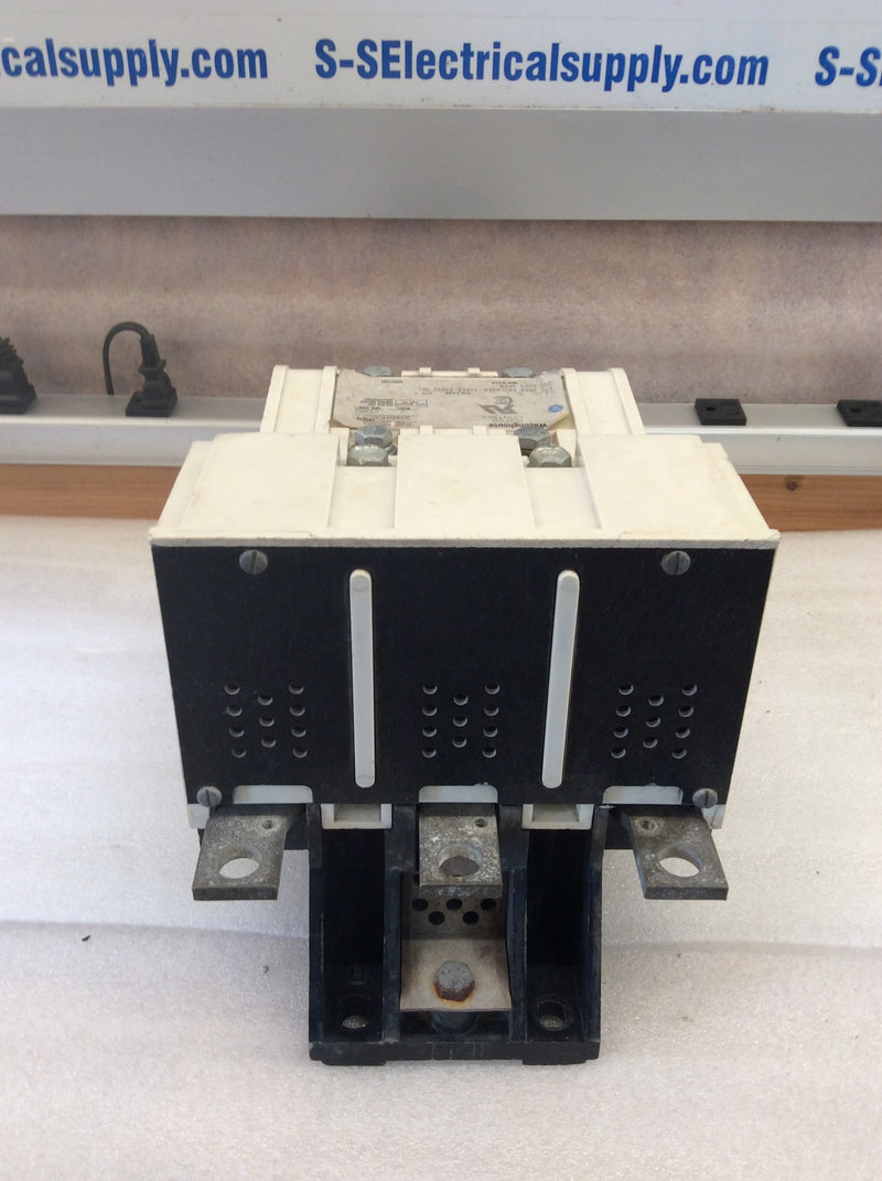 Westinghouse A201K5CAZ1 3 Pole Motor Control Size 5 600VAC Model J 270A Enclosed 300A Open