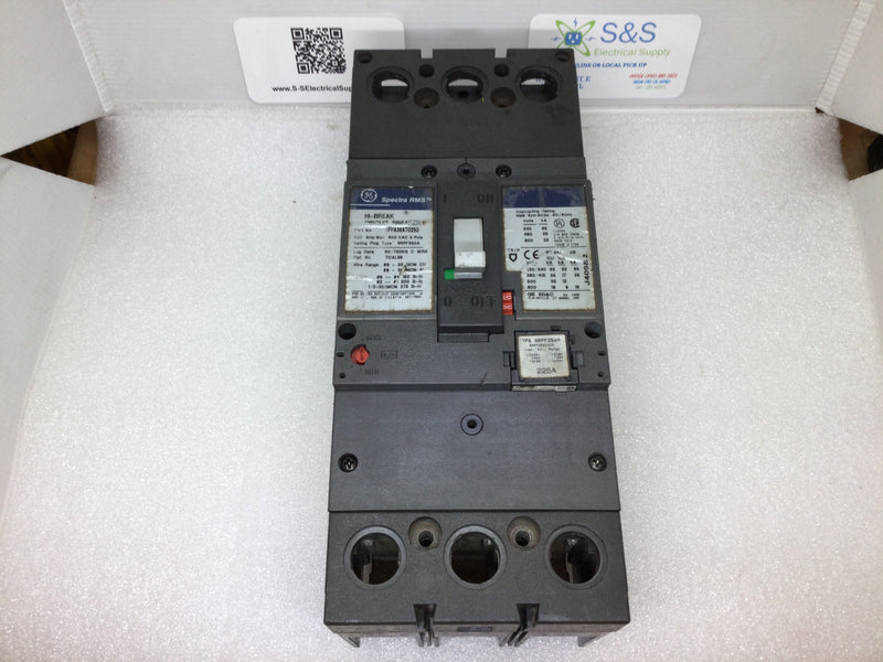 General Electric Current Limiting Circuit Breaker Sfha36at0250 225 Amp Trip - Flawed