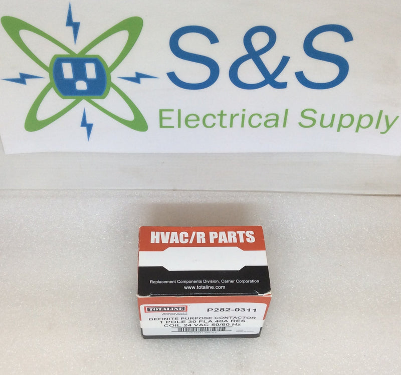 Totaline P282-0311 40 Amp Single Pole 600V Definite Purpose Contactor