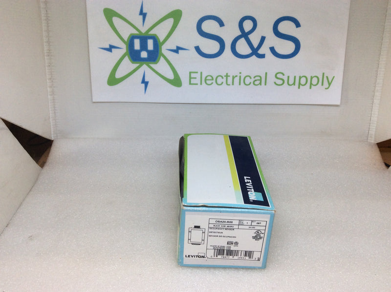 Leviton OSA20-R00 Add-A-Relay/W/HVAC Relay Occupancy Sensor 120/240VAC 20A 2Hp Max