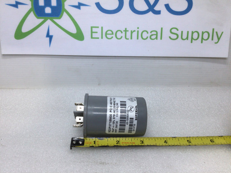 Capacitor 16uf+/-10% 370Vac 50/60hz 70C M23P3715M00