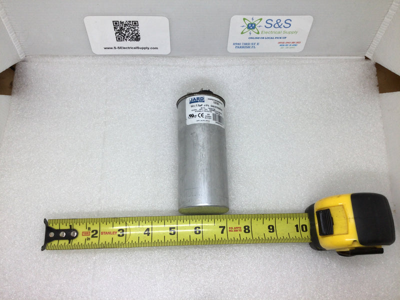 Jard 12791; 50+7.5uf+6%, 440/370vac, 50/60hz Capacitor