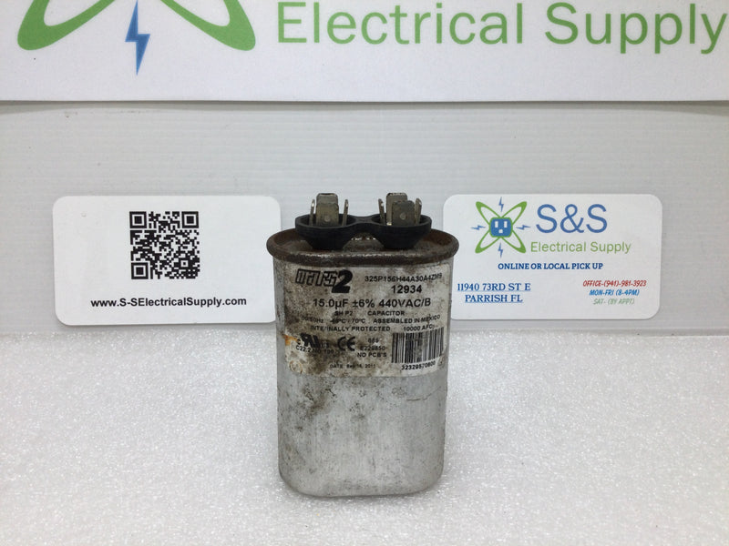 Mars2 Capacitor 12934 15.0uf+6% 440vac 325p156h44a30a4zm9