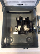 Square D DU222RB 60A 240VAC Single Phase Non Fused Disconnect Rainproof Type 3R Enclosure Series E02