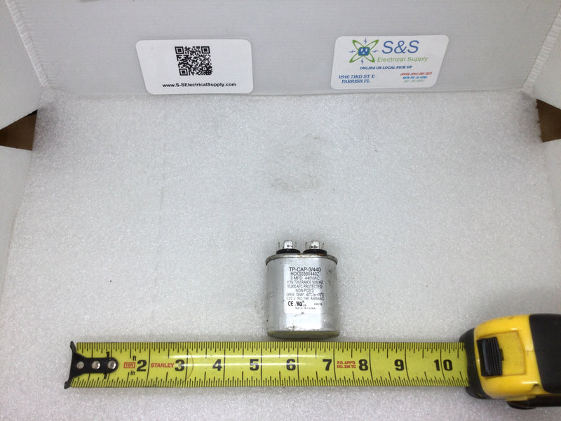 Capacitor Tp-Cap-3/440 Hcks030v440z 3mfd+/-3% 440vac 50/60hz K4616