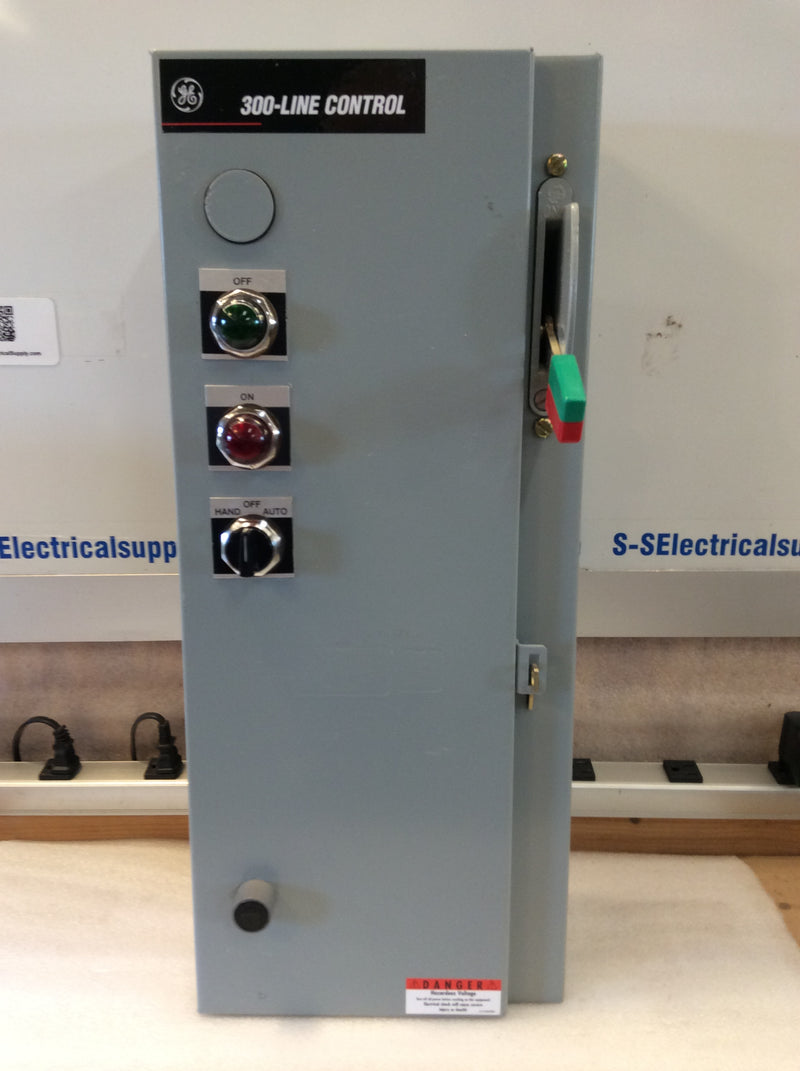 General Electric CR308DT54R6GDALTA 3Ph 45A 600VAC Combination Magnetic Starter Nema1 (New)