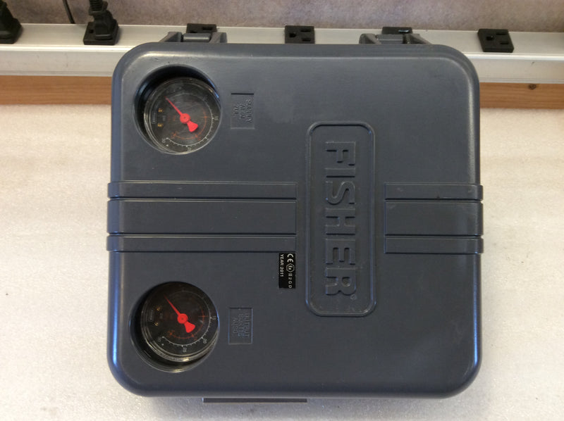 Emerson Fisher 2500T-249B Dual-Gauge Pneumatic Control Unit Air or Natural Gas Fisher EMERSON FS67CFR-362 Regulator