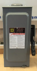 Square D H221NRB 30 Amp 3 Phase 240V Fused Heavy Duty Safety Switch