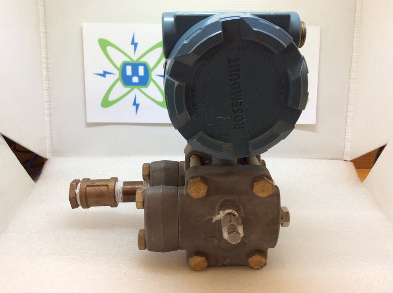 Rosemount 1151DP-4-E-22-B2-D1 Pressure Transmitter 4-20MA Output 45VDC Max Supply 2000PSI Max WP