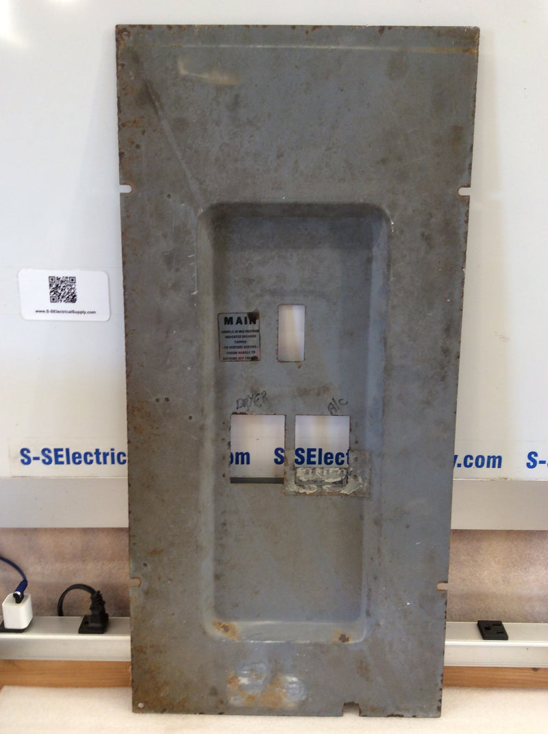 Dead Front 8 space 27 10/16" x 13 3/16"