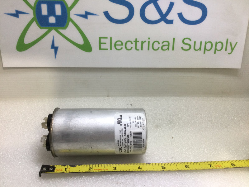 CSC Capacitor 45+5.0uf +/-6% 370Vac/B