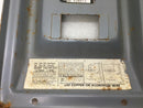 FPE Federal Pacific 104-12s/F 100a 120/240v 1 Phase 3 Wire Enclosed Panelboard 11 5/8" x 7 3/4"