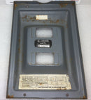 FPE Federal Pacific 104-12s/F 100a 120/240v 1 Phase 3 Wire Enclosed Panelboard 11 5/8" x 7 3/4"