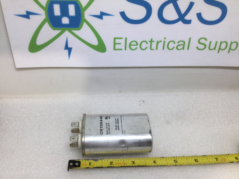 CR10X440 Capacitor (oval) 10uf +10/-5% 440Vac 50/60Hz