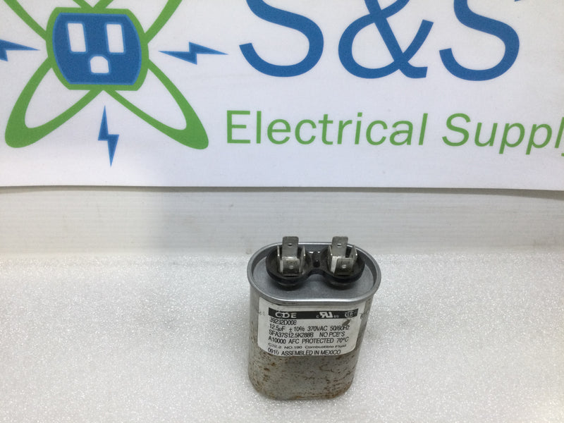 Capacitor (oval) 12.5uf +/-10% 370Vac 50/60Hz 39232D008 SFA37S12.5K288B