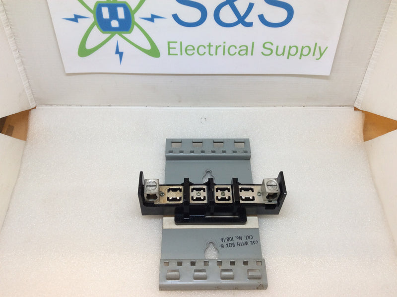 Federal Pacific 108-16 4 Space 8 Circuit 125A 120/240VAC Type Stab-Lok MLO Guts Only