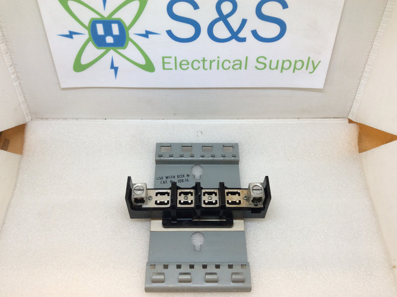Federal Pacific 108-16 4 Space 8 Circuit 125A 120/240VAC Type Stab-Lok MLO Guts Only