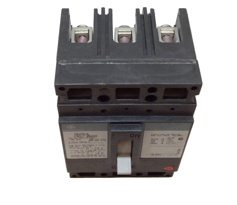 GE/General Electric TED134100WL 100 Amp 3 Pole 480V Type TED/WL Circuit Breaker