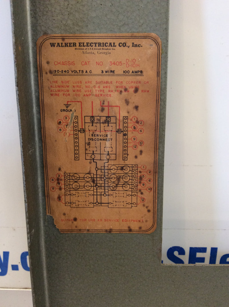 Walker S154089 Chassis