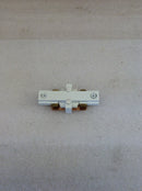 Juno Lighting TU23WH Trac-Lighting Electrical Feed Mini-Straight Connector (New Open Box)